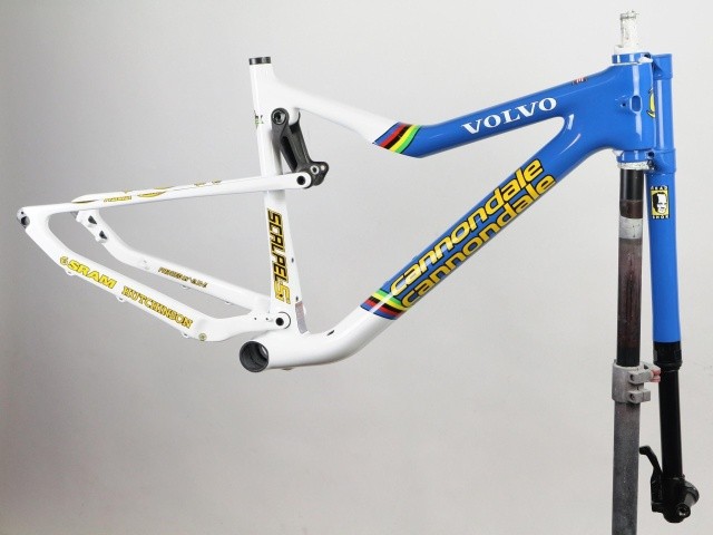 MALOWANIE ROWERÓW - Cannondale Scalpel Volvo Team replika